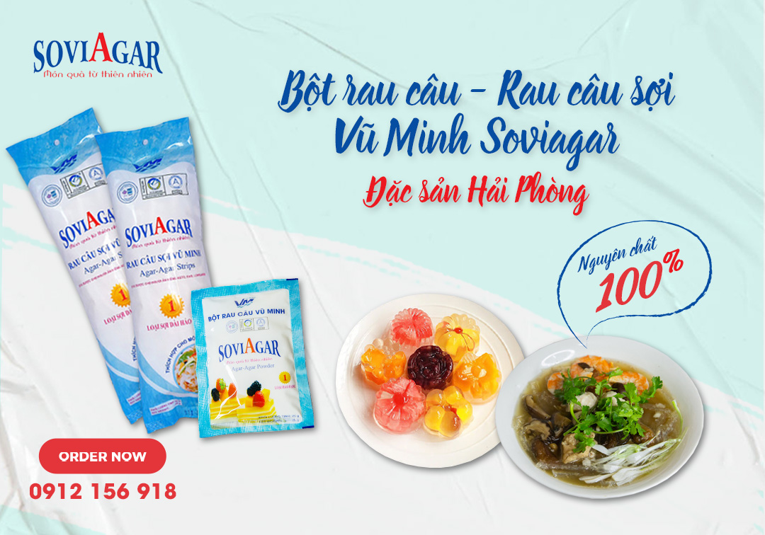 Hợp Tác Phân Phối Bột Rau Câu, Rau Câu Sợi Nguyên Chất Vũ Minh Soviagar