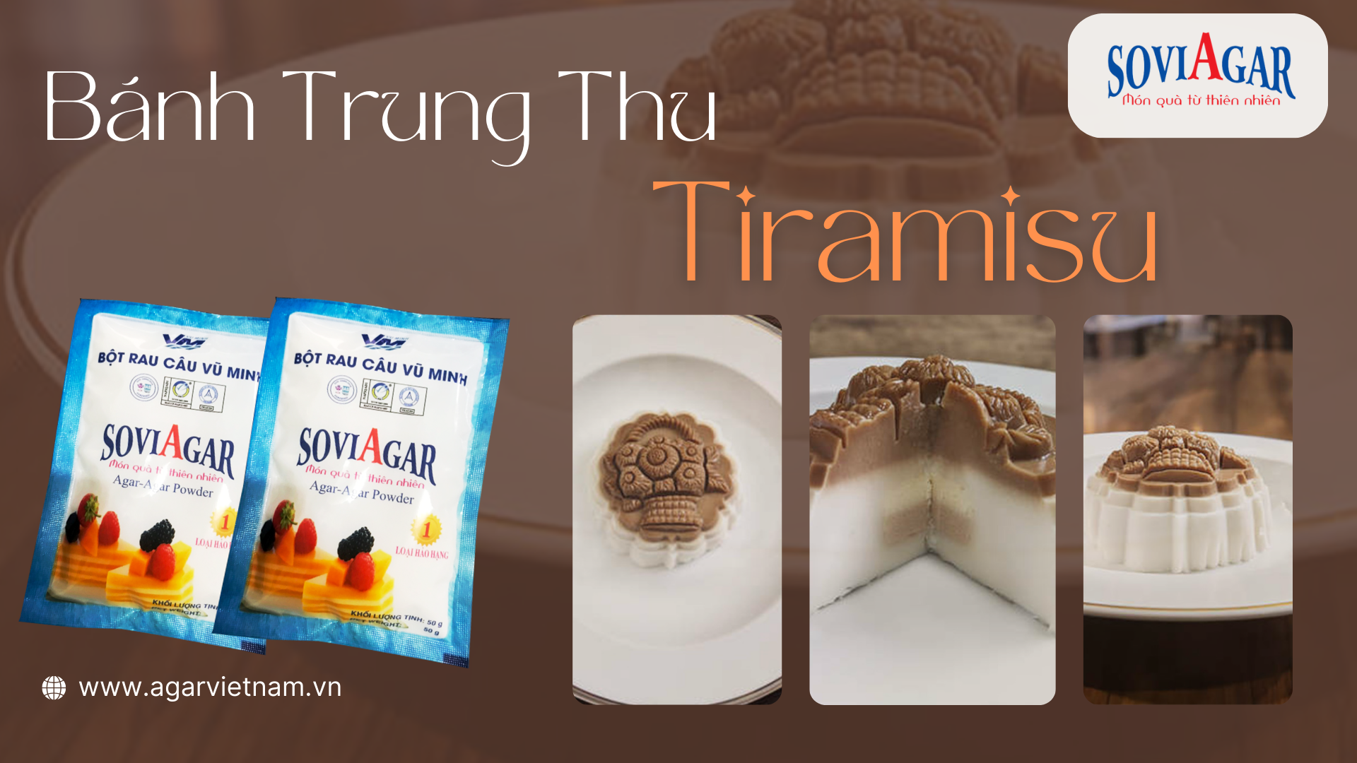 Bánh Trung Thu Rau Câu Tiramisu - Trải Nghiệm Hương Vị Mới, Đậm Chất Ý