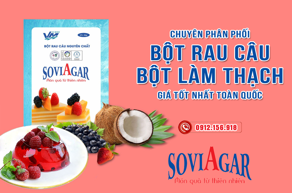 Bột rau câu giòn agar - agar | Đặc Sản Tự Nhiên Từ Hải Phòng, Giá Tốt