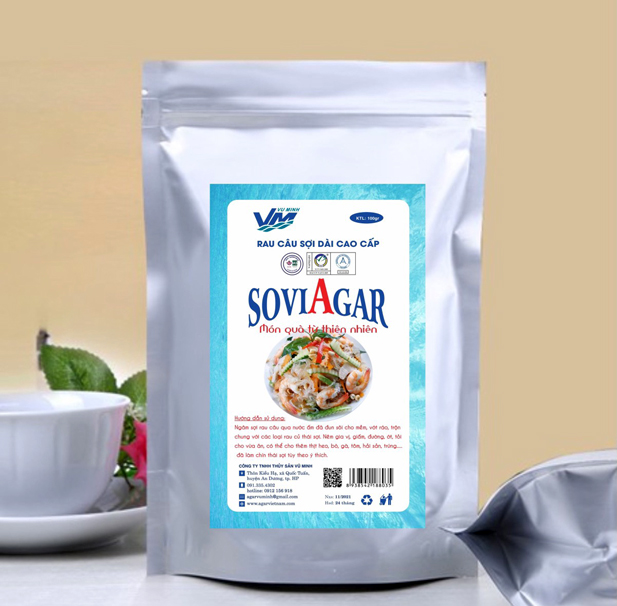 Sử dụng rau câu sợi Vũ Minh SoviAgar cho món ăn thơm ngon và dễ dàng chế biến