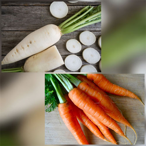Nhóm thực phẩm kỵ nhau số 4 - Củ cải trắng và cà rốt