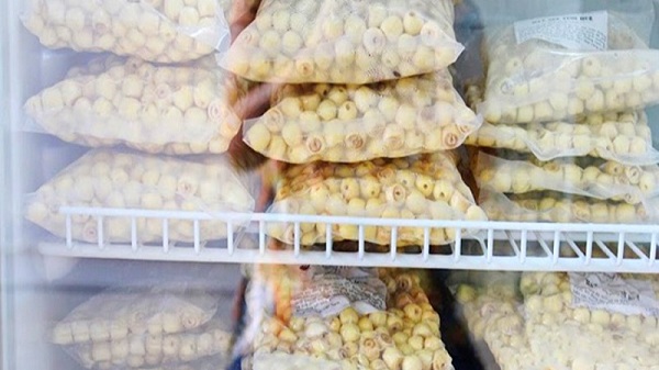 Bảo quản hạt sen trong ngăn đá tủ lạnh