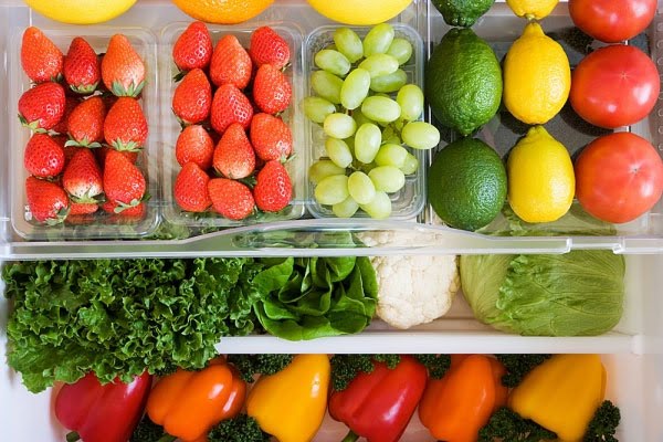 Dự trữ rau và trái cây riêng biệt