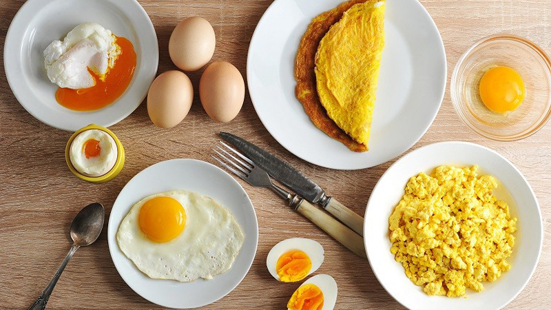 Ăn trứng vào bữa sáng là cách giảm cân,đốt cháy mỡ thừa hiệu quả