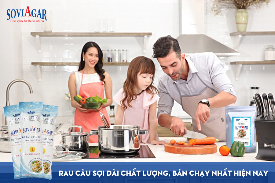 Rau câu sợi dài Vũ Minh SoviAgar chất lượng, giá sốc, ship toàn quốc