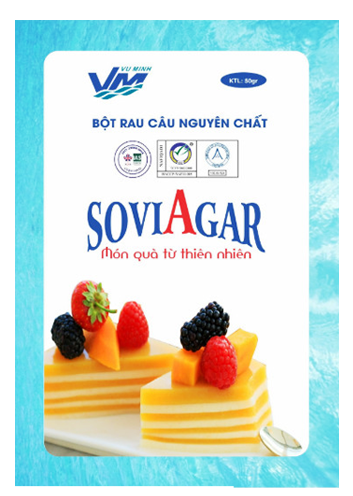 Bột Agar nguyên chất Soviagar Vũ Minh