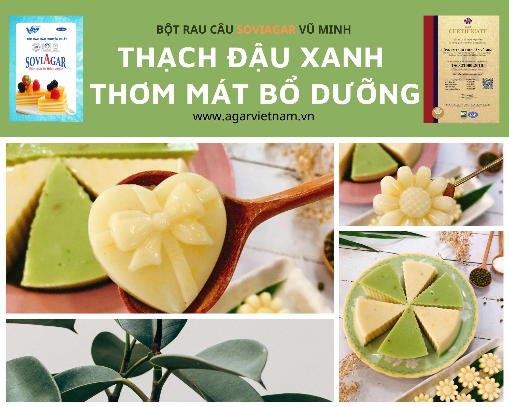 Cuối tuần, tranh thủ làm thạch đậu xanh thanh mát và bổ dưỡng cho cả nhà