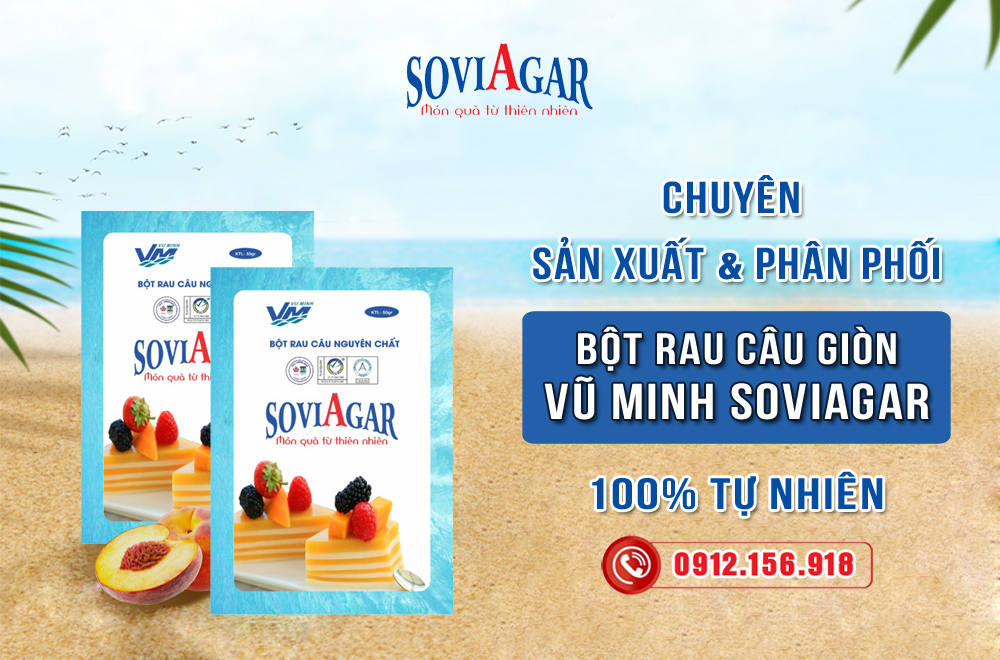 Vũ Minh Soviagar - Công ty sản xuất bột agar-agar hàng đầu hiện nay