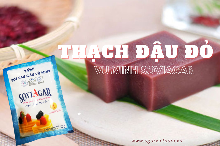 Tự làm thạch đậu đỏ thơm ngon, giải nhiệt cực tốt cho ngày hè