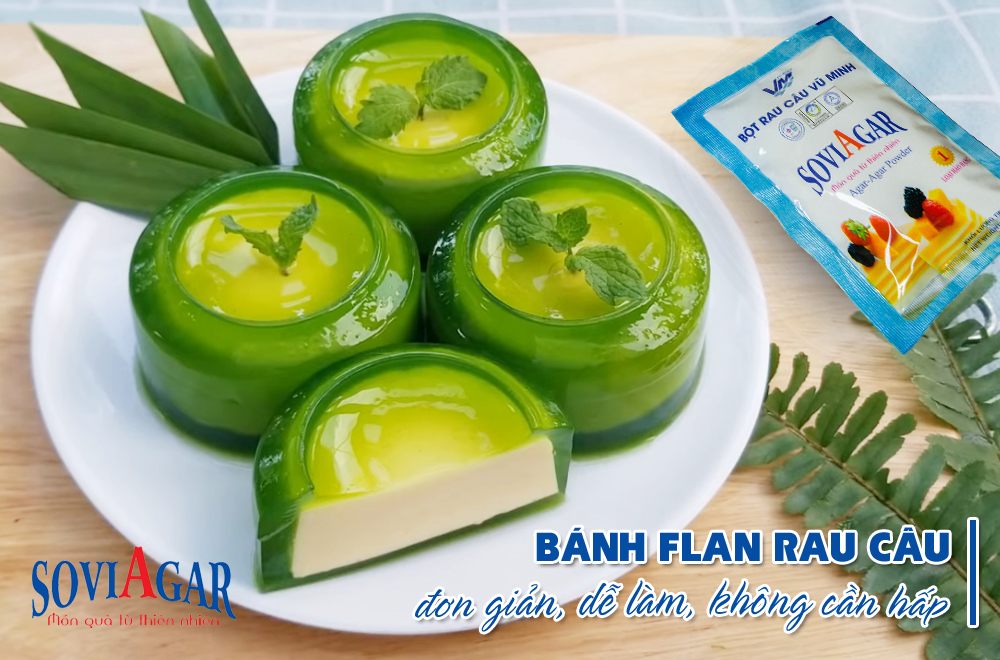 Bánh Flan Rau Câu - Mát Lạnh Tan Chảy, Ngon Ngất Ngây