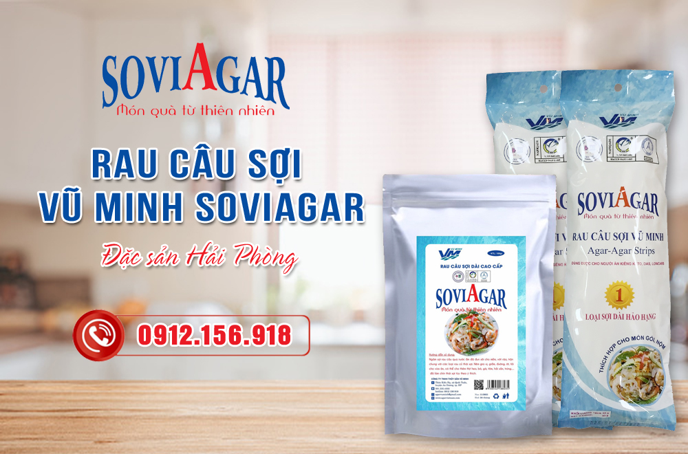 Rau Câu Sợi Vũ Minh – Đặc Sản Hải Phòng, Thơm Ngon, Chất Lượng