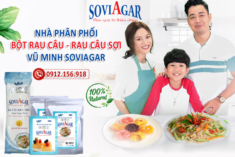 Rau Câu Sợi Vũ Minh Soviagar - Thực Phẩm Vàng Cho Cuộc Sống Lành Mạnh