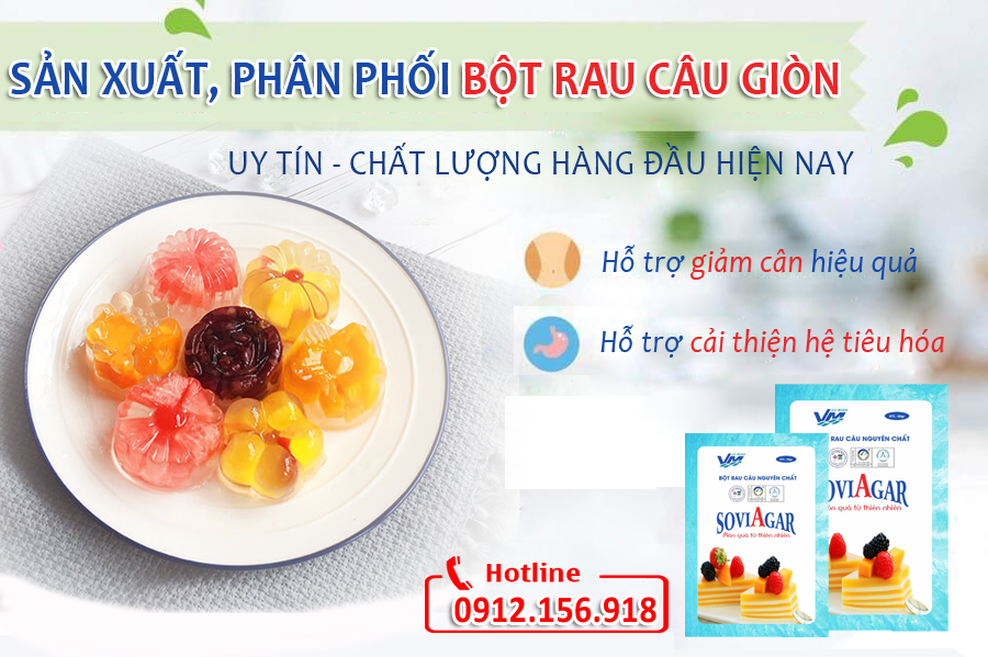 Bột Rau Câu Vũ Minh Soviagar – Tinh Khiết Tự Nhiên, Chất Lượng Vượt Trội