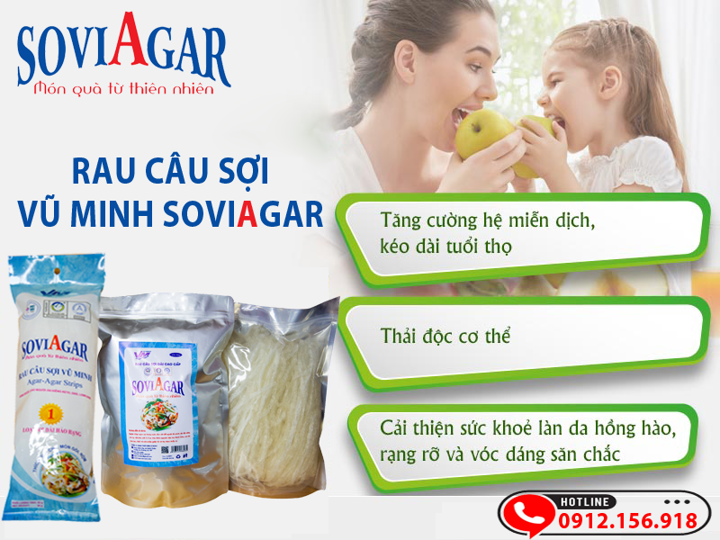 Rau Câu Sợi Vũ Minh Soviagar – Giòn Ngon Tự Nhiên, Đặc Sản Hải Phòng