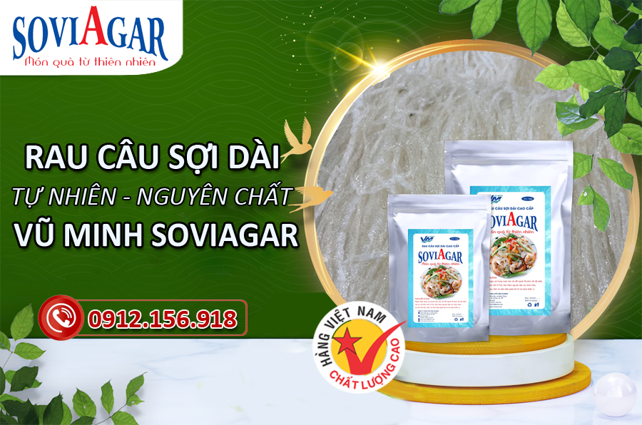 Thực Dưỡng Hiện Đại – Không Thể Thiếu Rau Câu Sợi Vũ Minh Soviagar 