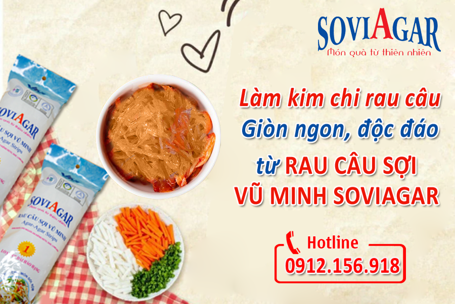 Khám Phá Hương Vị Mới: Kim Chi Rau Câu Sợi Tinh Tế Từ Vũ Minh SoviAgar