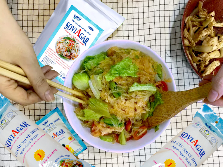 Salad Rau Câu Sợi – Lựa Chọn Mới Của Người Ăn Kiêng Thông Minh 