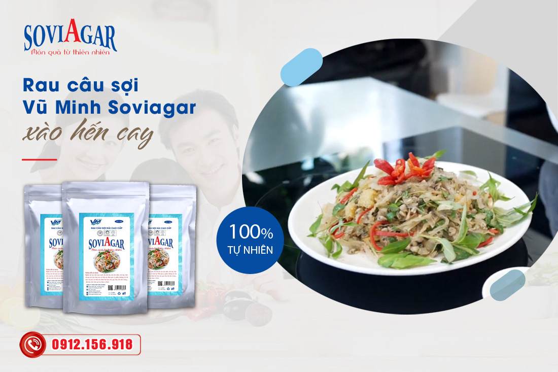 Lạ Mà Ngon: Rau Câu Sợi Xào Hến Cay – Bùng Vị Khó Quên