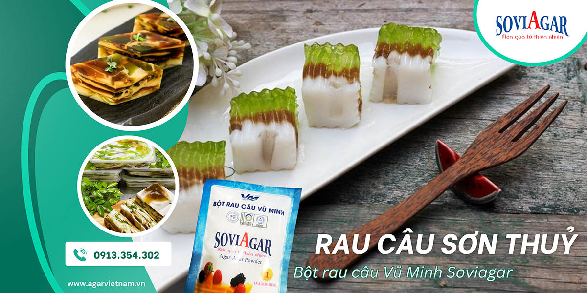 Bí Kíp Kinh Doanh Thành Công Với Rau Câu Sơn Thuỷ Nghệ Thuật – Cùng Bột Rau Câu Vũ Minh Soviagar