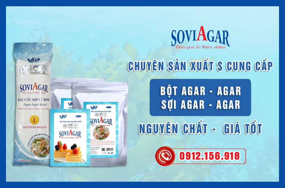 Làm Thạch Ngon Không Khó Với Bột Rau Câu Nguyên Chất Vũ Minh Soviagar