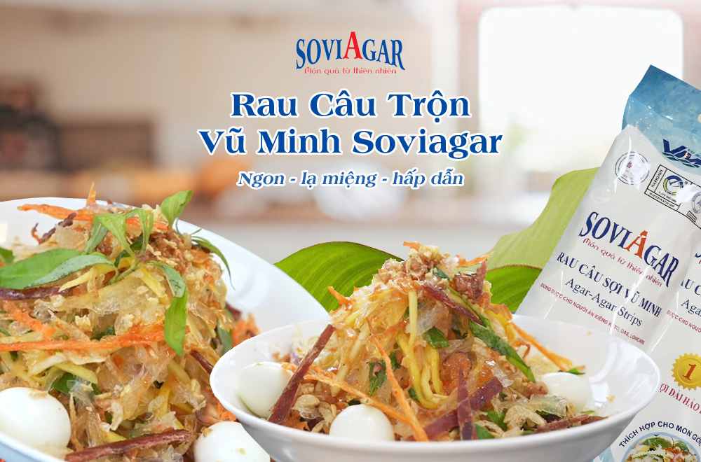 Cách Làm Rau Câu Sợi Vũ Minh Soviagar Trộn – Món Ngon Giòn Mát Cho Cả Gia Đình
