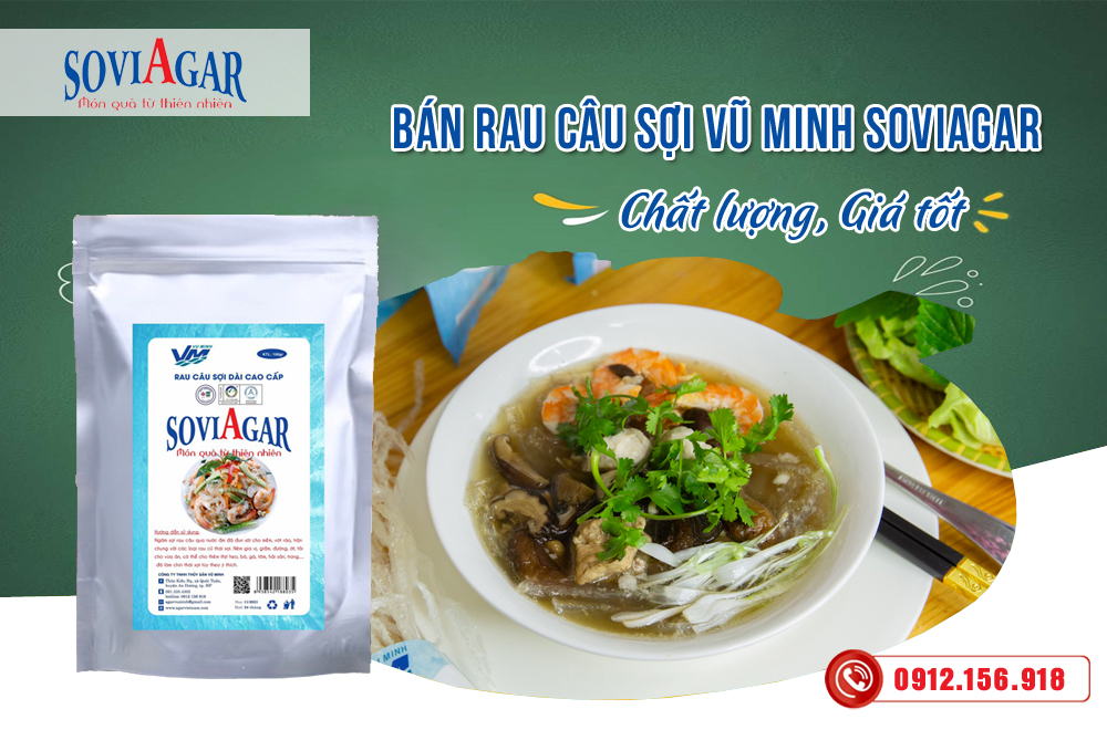 Rau Câu Sợi Vũ Minh Soviagar – Nguyên Liệu Vàng Cho Món Ăn Thêm Hấp Dẫn