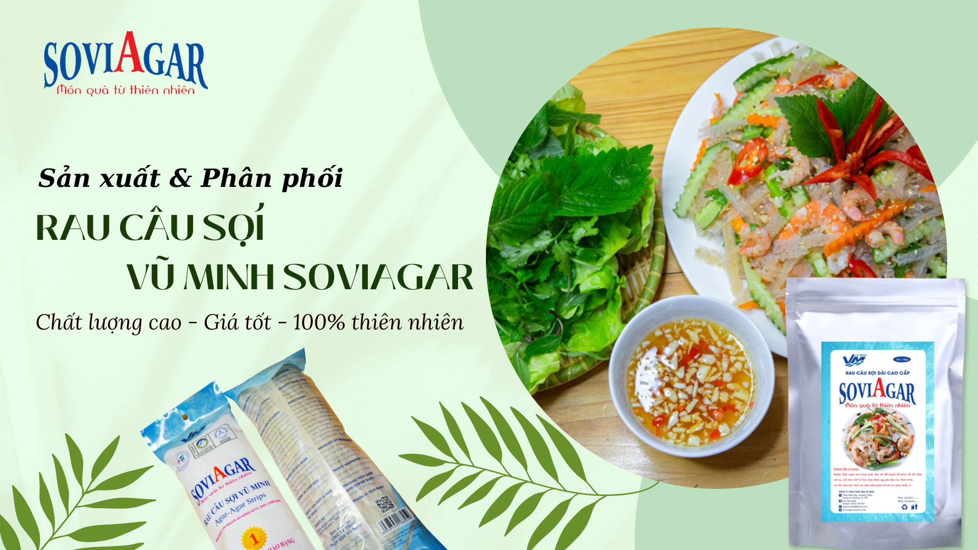 Gợi Ý Thực Đơn Mỗi Ngày Với Rau Câu Sợi Vũ Minh Soviagar – Ăn Ngon, Đẹp Dáng