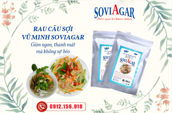 Rau Câu Sợi Vũ Minh Soviagar – Món Giải Nhiệt Ngon, Không Lo Thừa Cân
