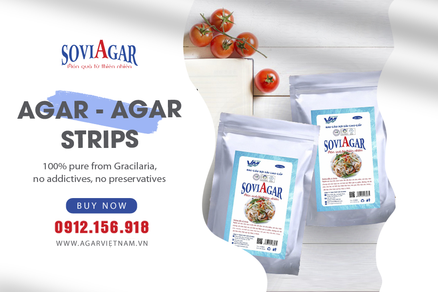 Tinh Túy Từ Biển – Rau Câu Sợi Vũ Minh Soviagar Cho Món Ăn Hoàn Hảo