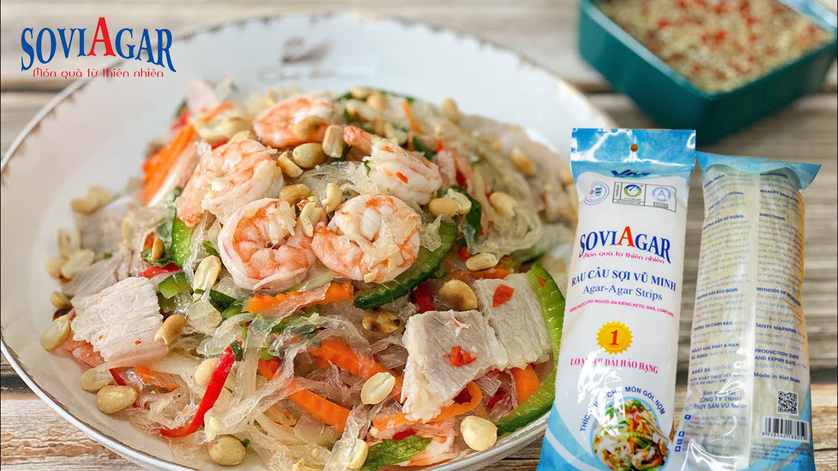 Nộm Rau Câu Sợi – Món Ngon Thanh Mát Từ Rau Câu Vũ Minh SoviAgar