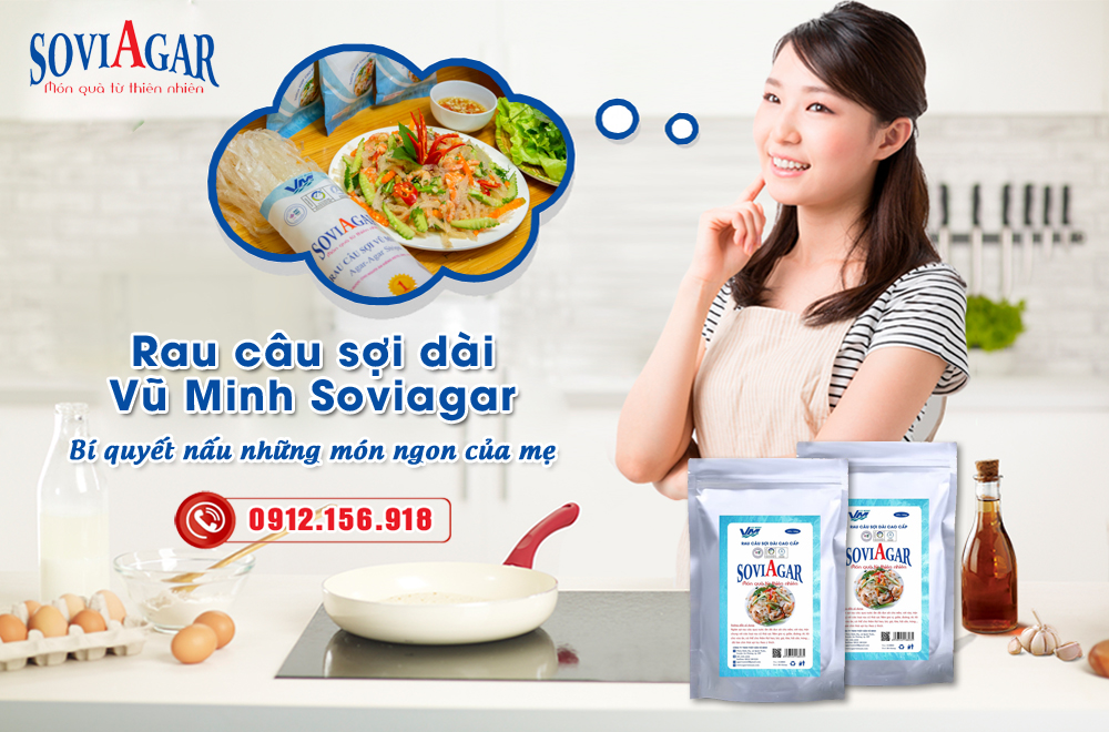 Rau Câu Sợi Vũ Minh SoviAgar – Thanh Mát Tự Nhiên, Ăn Là Ghiền