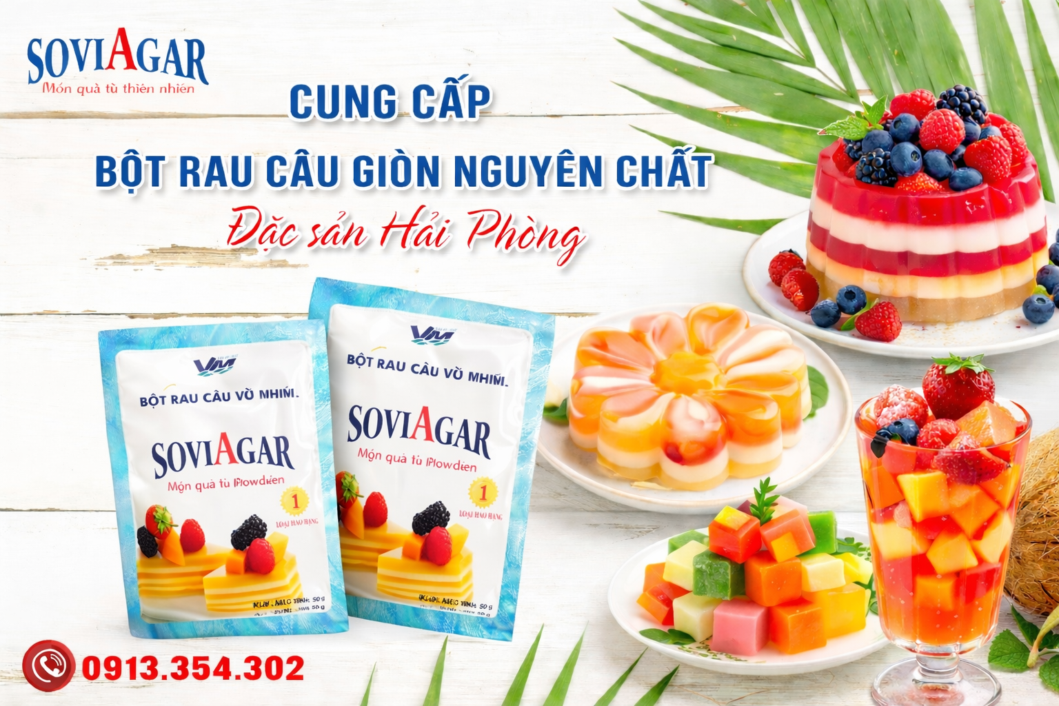 Sản Xuất Bột Rau Câu Vũ Minh Soviagar: Chất Lượng Hàng Đầu & Giá Tốt Nhất Thị Trường 2026