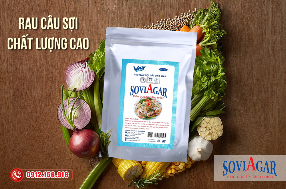 Rau Câu Sợi Vũ Minh Soviagar – Nguyên Liệu Thanh Mát Không Thể Thiếu Trong Gian Bếp Việt