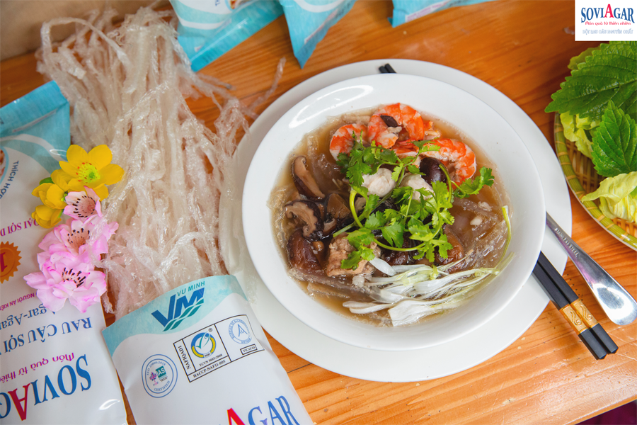 Rau câu sợi Vũ Minh Soviagar  – mảnh ghép thanh mát cho mâm cỗ Tết truyền thống