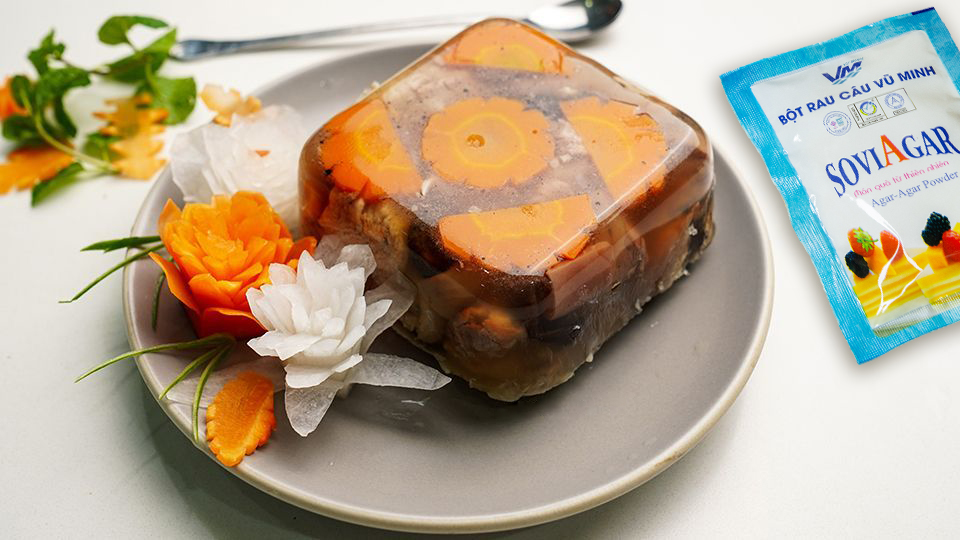 Làm Thịt Đông Chuẩn Vị, Thơm Ngon Từ Bột Rau Câu Nguyên Chất Vũ Minh Soviagar 