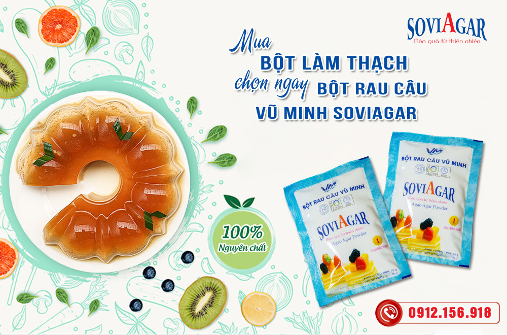 Nhà Phân Phối Bột Agar Nguyên Chất Việt Nam - Vũ Minh Soviagar 