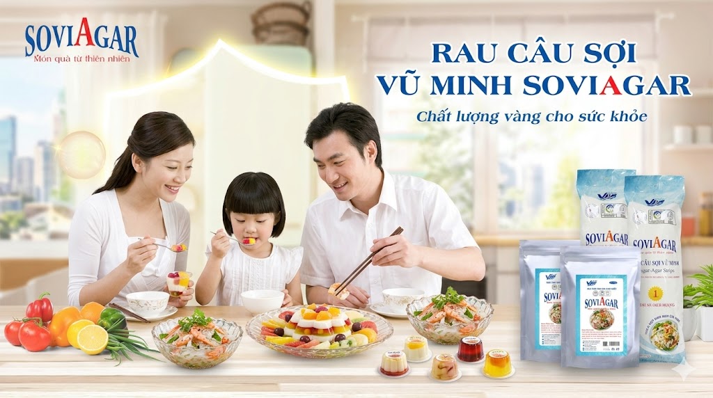 Vì Sao Hàng Triệu Bà Nội Trợ Việt Mê Mẩn Rau Câu Sợi Vũ Minh Soviagar?