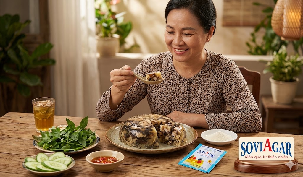 Bật Mí Cách Làm Thịt Nấu Đông Ngon Chuẩn Vị, Trong Vắt Bằng Bột Rau Câu Vũ Minh SoviAgar
