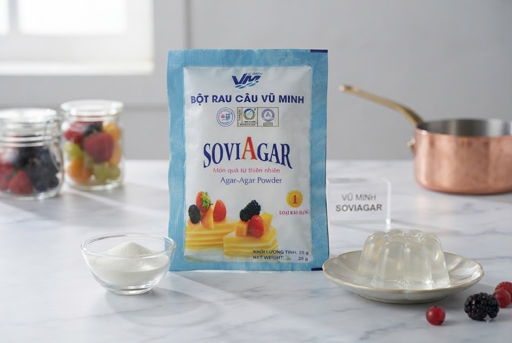 Bí Quyết Làm Thạch Ngon Mát Lạnh Từ Bột Rau Câu Vũ Minh Soviagar