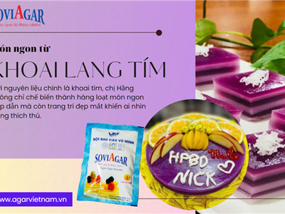 Nữ giáo viên chia sẻ thực đơn khoai lang tím "ăn mãi không chán"