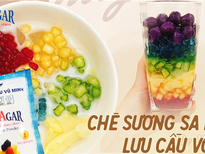 Chè Sương Sa Hạt Lựu Cầu Vồng – Món Chè Giải Nhiệt, Đẹp Mắt và Thơm Ngon