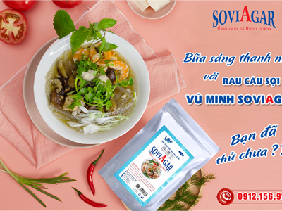 Rau câu sợi dài tinh tế Vũ Minh Soviagar -  Vị ngon tự nhiên