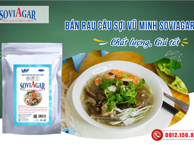 Cách Làm Rau Câu Sợi Vũ Minh SoviAgar Đơn Giản, Ngon Chuẩn Vị