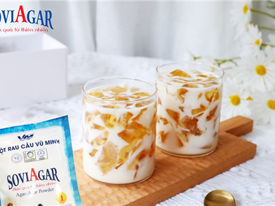 Thạch Trà Sữa Đào Mát Lành – Hòa Quyện Vị Trà Thơm Nhẹ & Đào Ngọt Dịu
