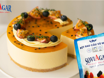 BÁNH MOUSSE CHANH DÂY – THANH MÁT, MỊN MÀNG CÙNG BỘT RAU CÂU VŨ MINH SOVIAGAR