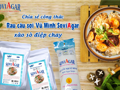 Sò Điệp Chay Xào Rau Câu Sợi – Đổi Gió Thực Đơn Chay Một Cách Tinh Tế