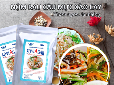 Gỏi Mực Chua Cay Đổi Gió Cuối Tuần – Giòn Mát Rau Câu Sợi, Đậm Đà Hương Biển