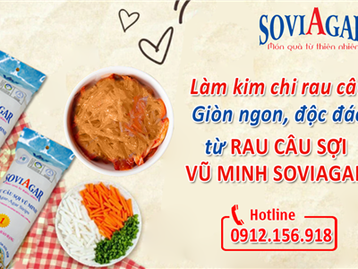 Khám Phá Hương Vị Mới: Kim Chi Rau Câu Sợi Tinh Tế Từ Vũ Minh SoviAgar