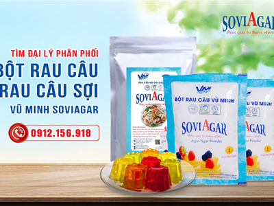 Tuyển Gấp Đại Lý Phân Phối Rau Câu Vũ Minh SoviAgar – Chiết Khấu Cao, Hỗ Trợ Kinh Doanh!