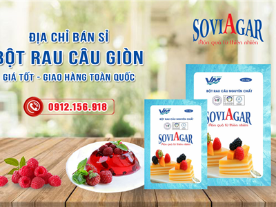Muốn Thạch Ngon Khó Cưỡng? Chọn Ngay Bột Agar-Agar Đặc Sản Hải Phòng